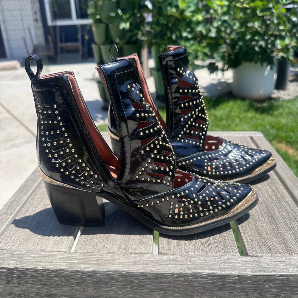 EUC Jeffrey Campbell Maceo studded booties - Picture 4 of 6